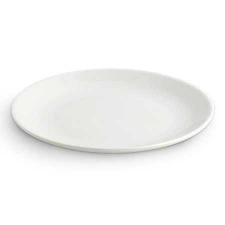 Urban Snackers Oval Plate 24 cm, White Porcelain, For Serving Breakfast, Dining And Snacks, Gifting Accessories