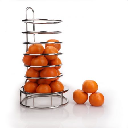Urban Snackers Fruit Stand/Dispenser Rack Display Stand (Stainless Steel)
