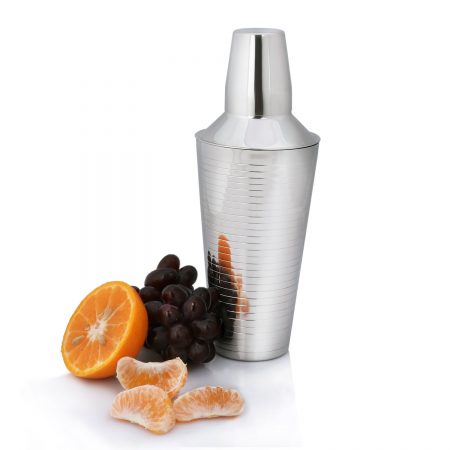 Urban Snackers Cocktail Shaker, Mocktail Shaker, Drink Mixer, Cocktail Mixer Regular With 29 Lines Design (Stainless Steel)