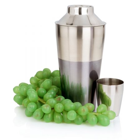 Urban Snackers Cocktail Shaker, Mocktail Shaker, Drink Mixer, Cocktail Mixer 28 Oz 2 Tone (Stainless Steel)